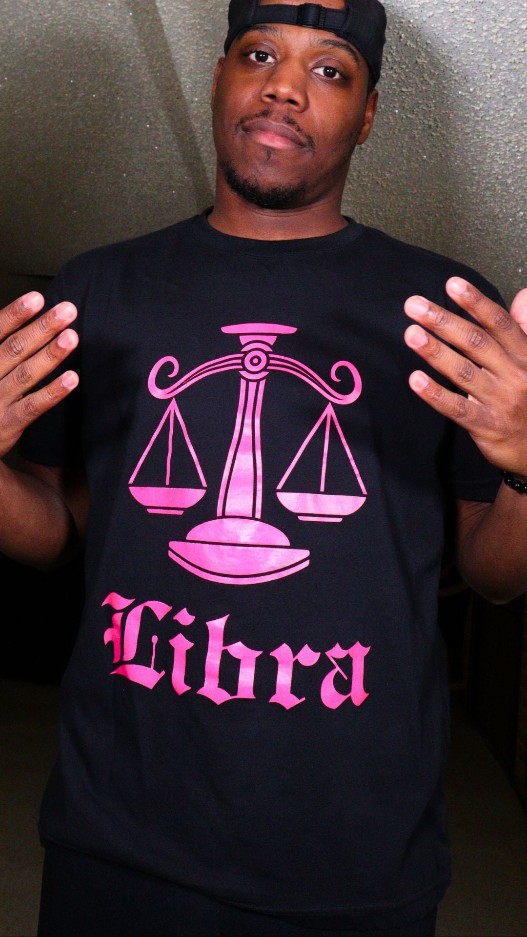 Libra Black & Pink Tshirt