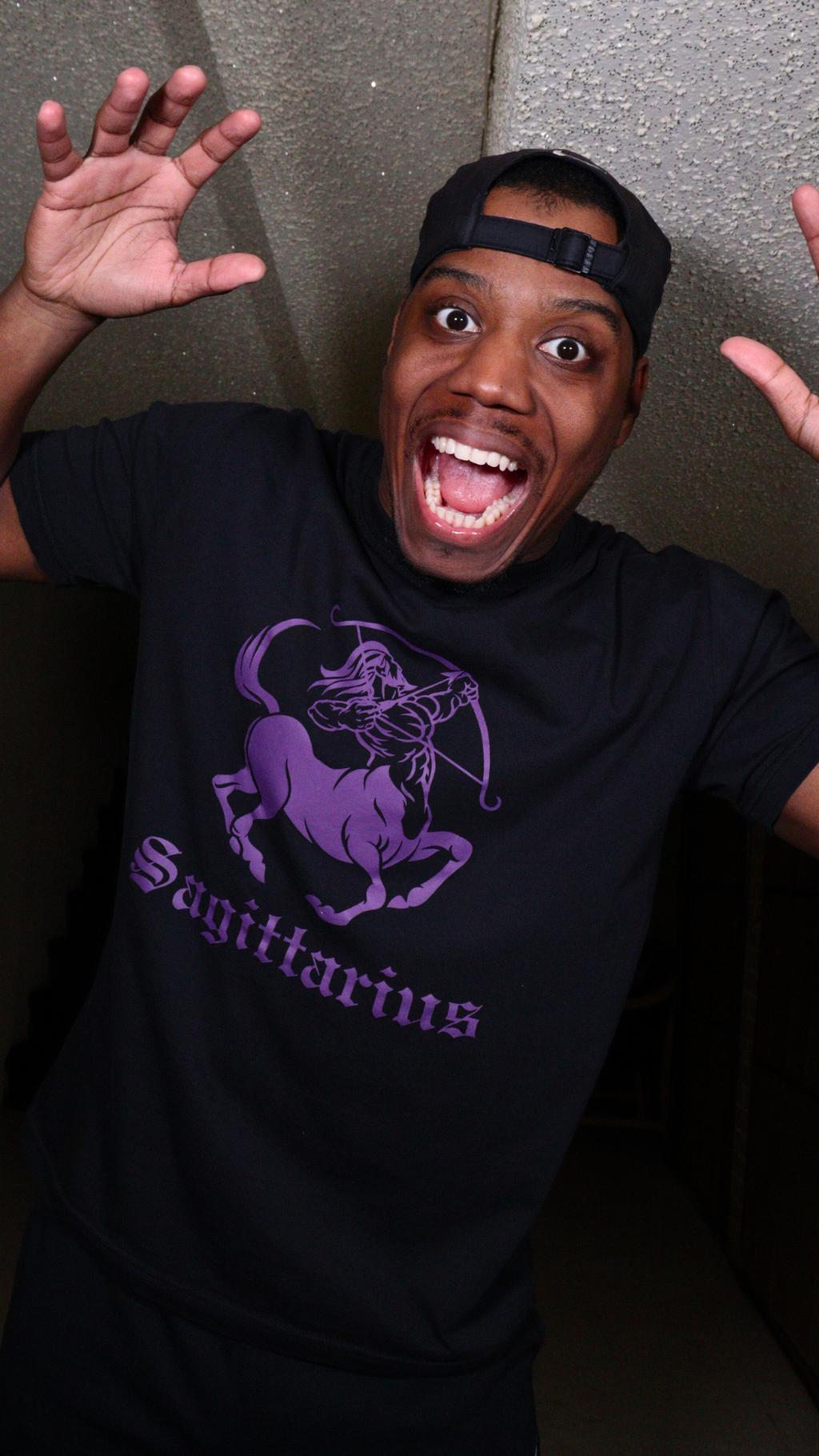 Sagittarius Black & Purple Tshirt