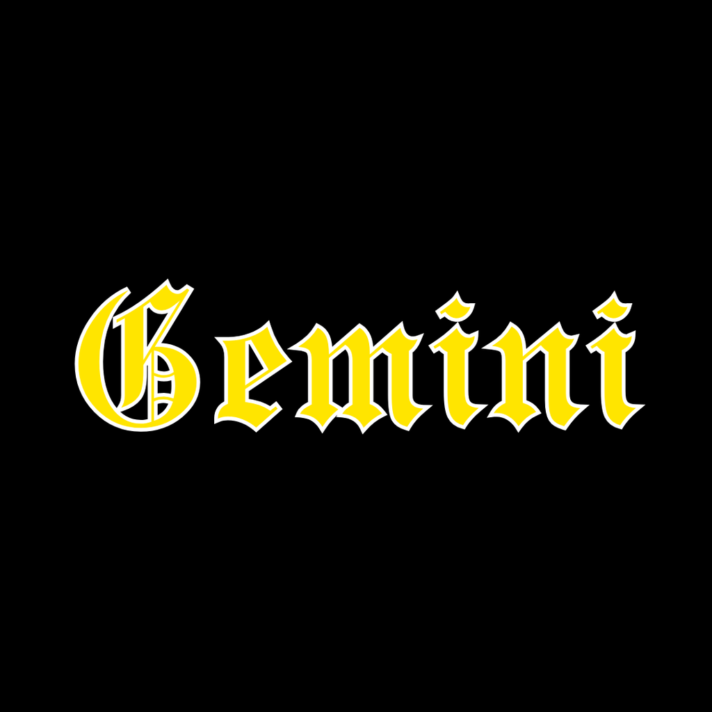 Gemini Black & Yellow Tshirt