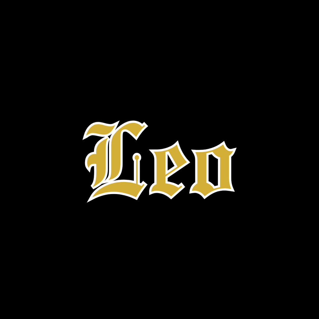 Leo Black & Gold Tshirt