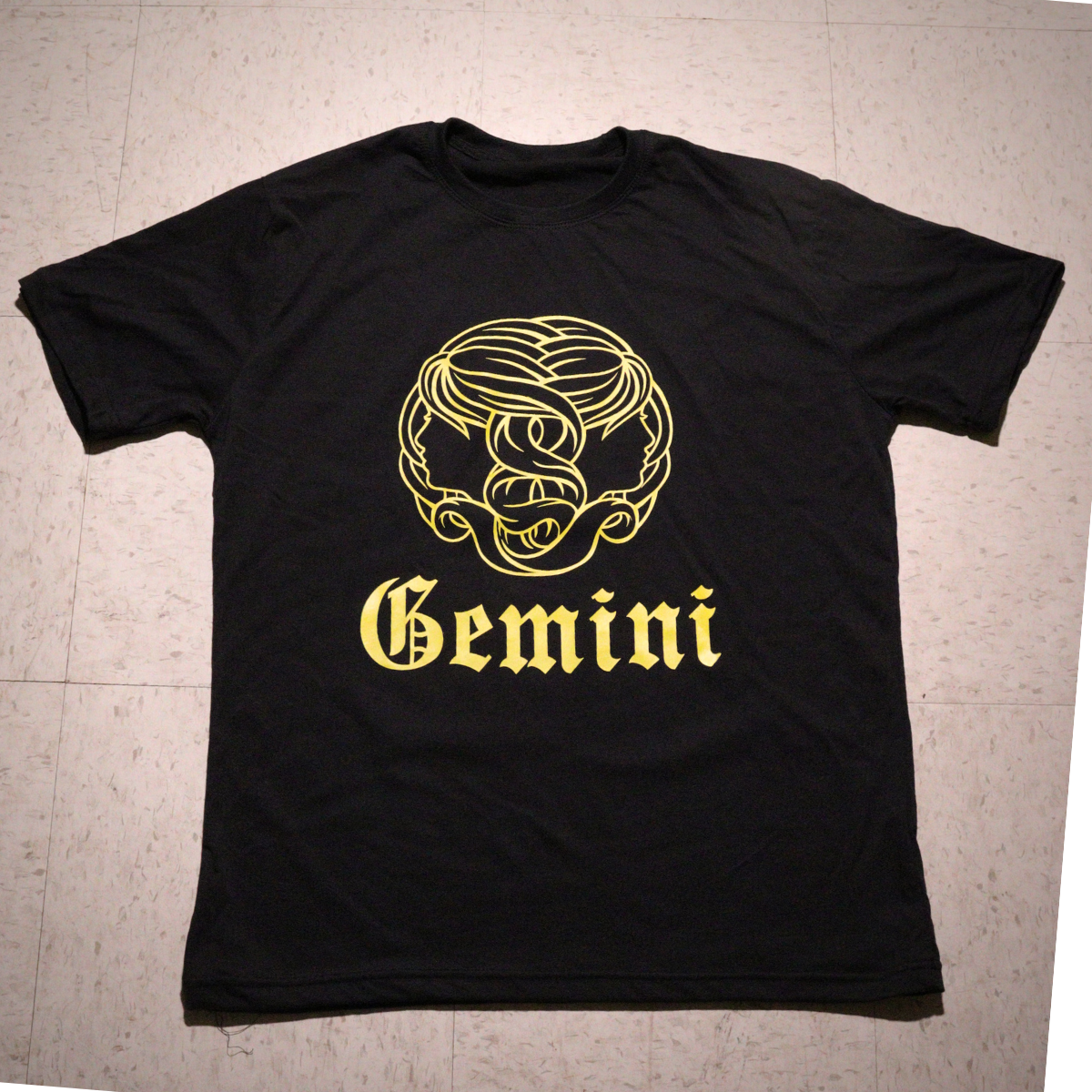 Gemini - Black & Yellow T-Shirt