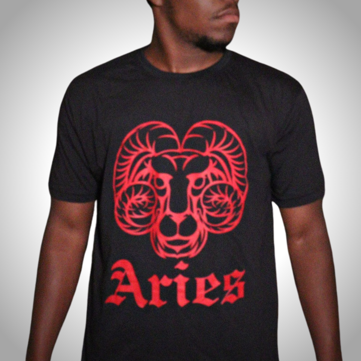 Aries - Black & Red T-Shirt