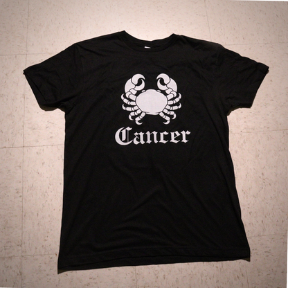 Cancer - Black & Light Grey T-Shirt