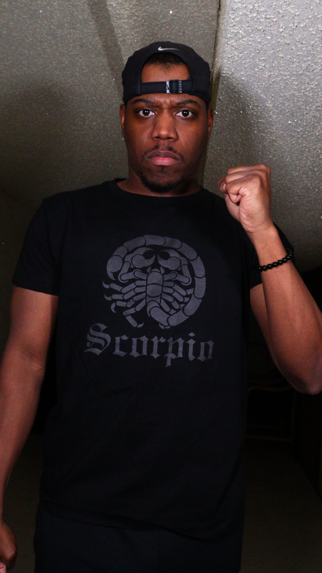 Scorpio Black & Black Tshirt
