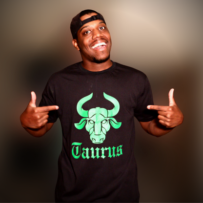 Taurus - Black & Green T-Shirt