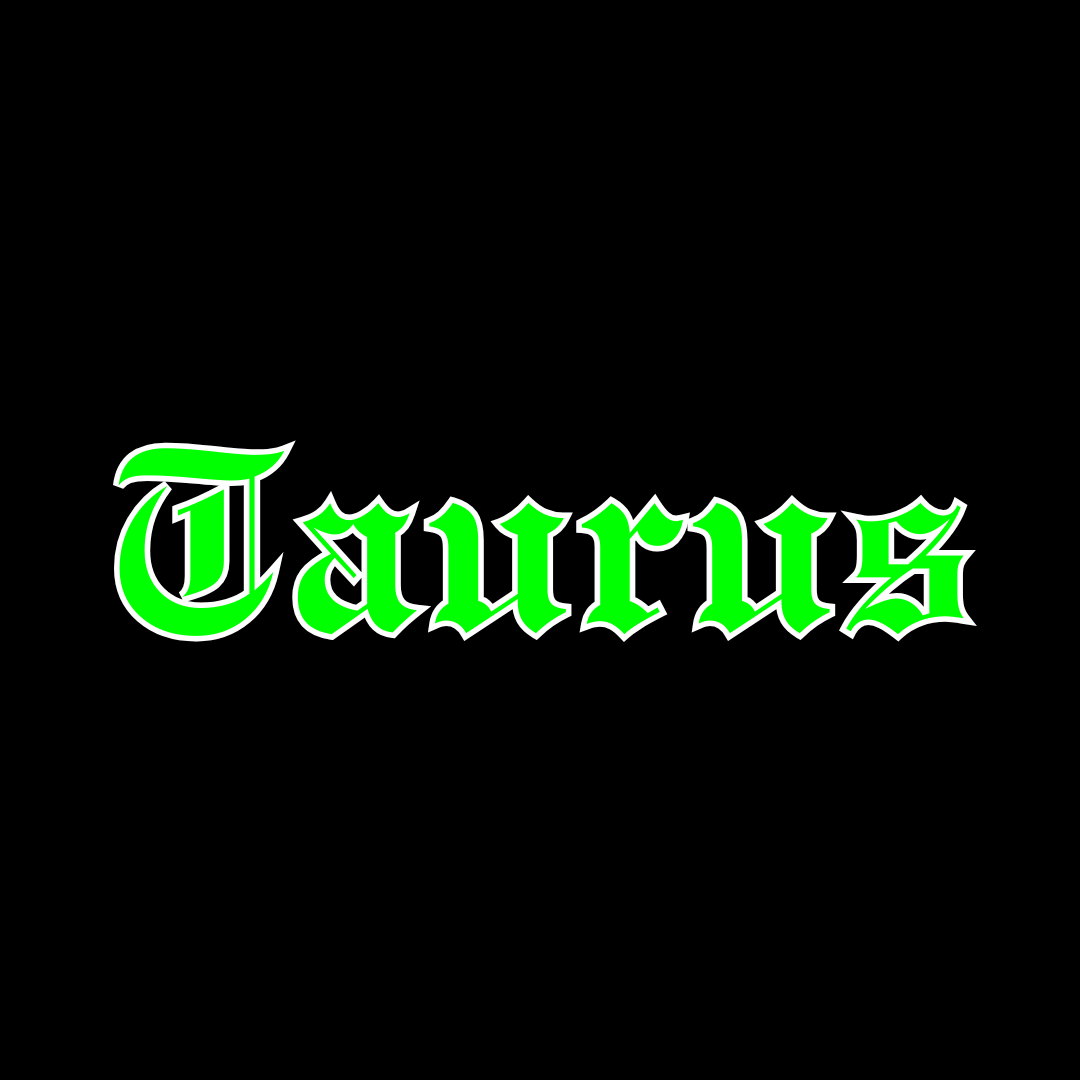 Taurus Black & Green Tshirt